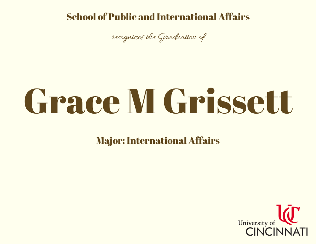 Grace M Grissett